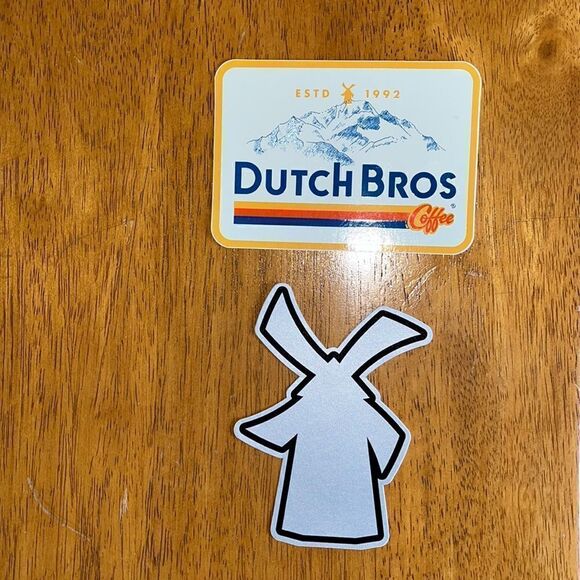 BUNDLE OF NINE COLLECTIBLE DUTCH BROS STICKERS! - Picture 4 of 8